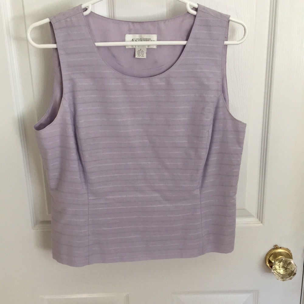 Casual Corner Purple Tank Top